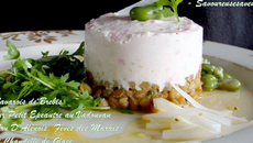 Bavarois de brebis sur petit épeautre au vadouvan