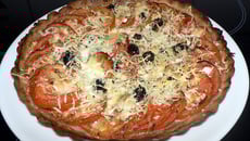 Tarte à la tomate façon pizza