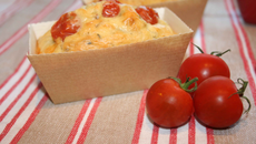 Mini cakes tomates jambon et graines