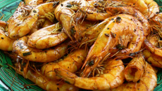 Crevettes sautées au Ponzu à la plancha