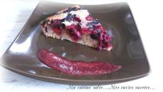 Maxi financier aux fruits rouges
