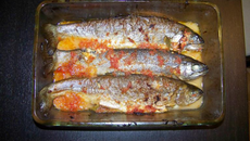 Truite au pamplemousse