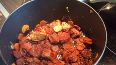 Filet mignon de porc au chorizo et aux carottes