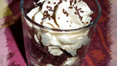 Verrines chocolat, mousse de café