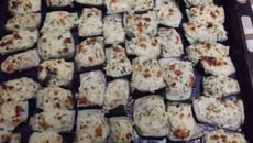 Courgettes farcies en barquettes