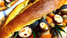 Pain aux fruits de mer