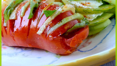 Mes tomates au chèvre