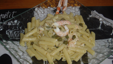 Pennes aux langoustines
