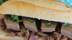 Panini de viande hachée maison