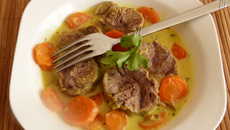 Filet mignon de porc poivré au lait de coco