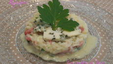Risotto au roquefort maison