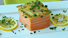 Cake saumon fumé / citron confit