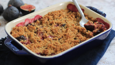Crumble de figues aux noix