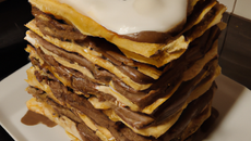Millefeuilles revisité à la mousse au chocolat