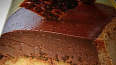 Tarte au chocolat et crème brûlée café