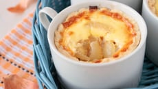 Tartelettes à l'oignon dans leur coquille