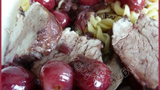Filet mignon de porc aux cerises