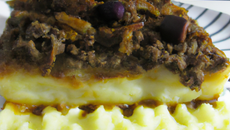 Hachis parmentier au canard et aux marrons