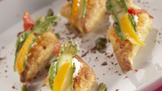 Tartelettes printanières aux petits légumes et à la Mayonnaise façon Tapas