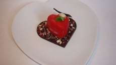 Cœur d'amour aux parfums de dragée, fraise, fleur d'oranger et vanille