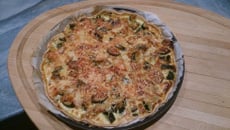 Tarte courgette et au saumon