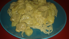 Sauté de porc ananas coco