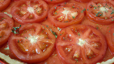 Tarte à la tomate fraîche
