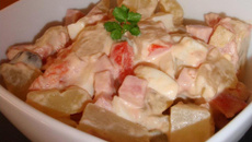 Salade piémontaise au jambon classique