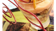 Crème a l'orange et pain d'épices