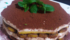 Tiramisu chocolat au concombre