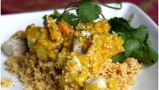 Tajine de poulet aux abricots