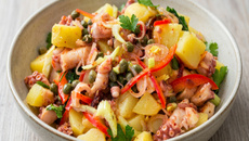 Salade de poulpe et pomme de terre