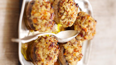 Champignons farcis au Quinoa et hachis