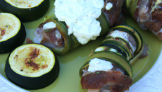 Beleck d'agneau aux courgettes et chèvre frais