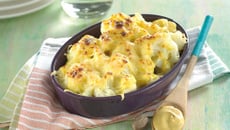 Gratin de chou-fleur à la moutarde