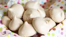 Meringues aux framboises