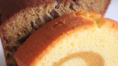 Plumcake de deux couleurs