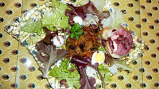 Salade ardéchoise à la ratatouille et aux Picodons