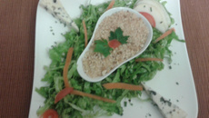 Crumble au roquefort et aux poires