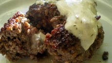 Steaks farcis au roquefort