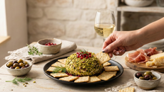 Fromage frais au saumon fumé et à la pistache