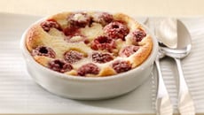 Clafoutis aux framboises classique