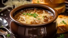 Soupe à l'oignon au thermomix