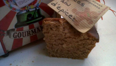 Pain d'épices moelleux à la farine de châtaigne