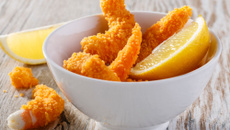 Beignets de gambas et estragon