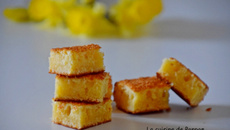 Carré fondant au chocolat blanc et lait concentré sucré