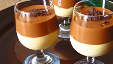 Verrines foie gras / cacao