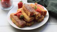 Roulés de brioche perdue aux fraises du Périgord IGP