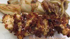 Brochettes de poulet à la méditerranéenne