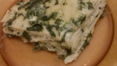 Lasagnes aux épinards, ricotta et poireaux